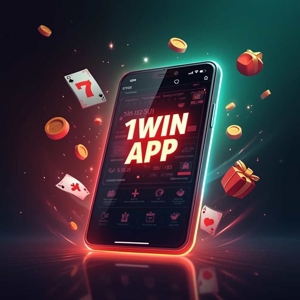 1win app on smartphone Descarga la app de 1win Chile