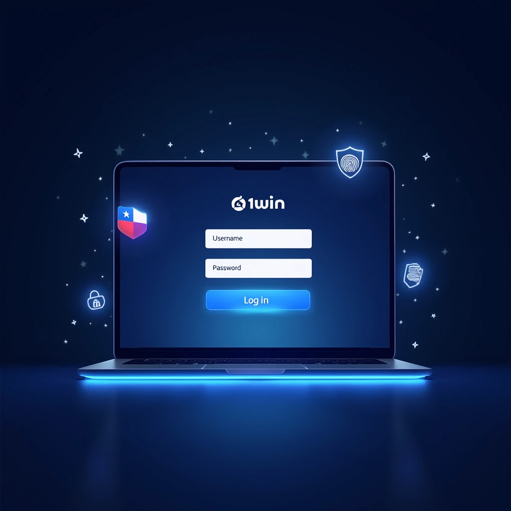 Login screen for 1win Chile Iniciar sesión en 1win Chile