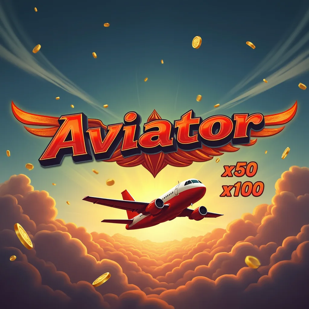 Aviator logo 1win Logo del crash game Aviator